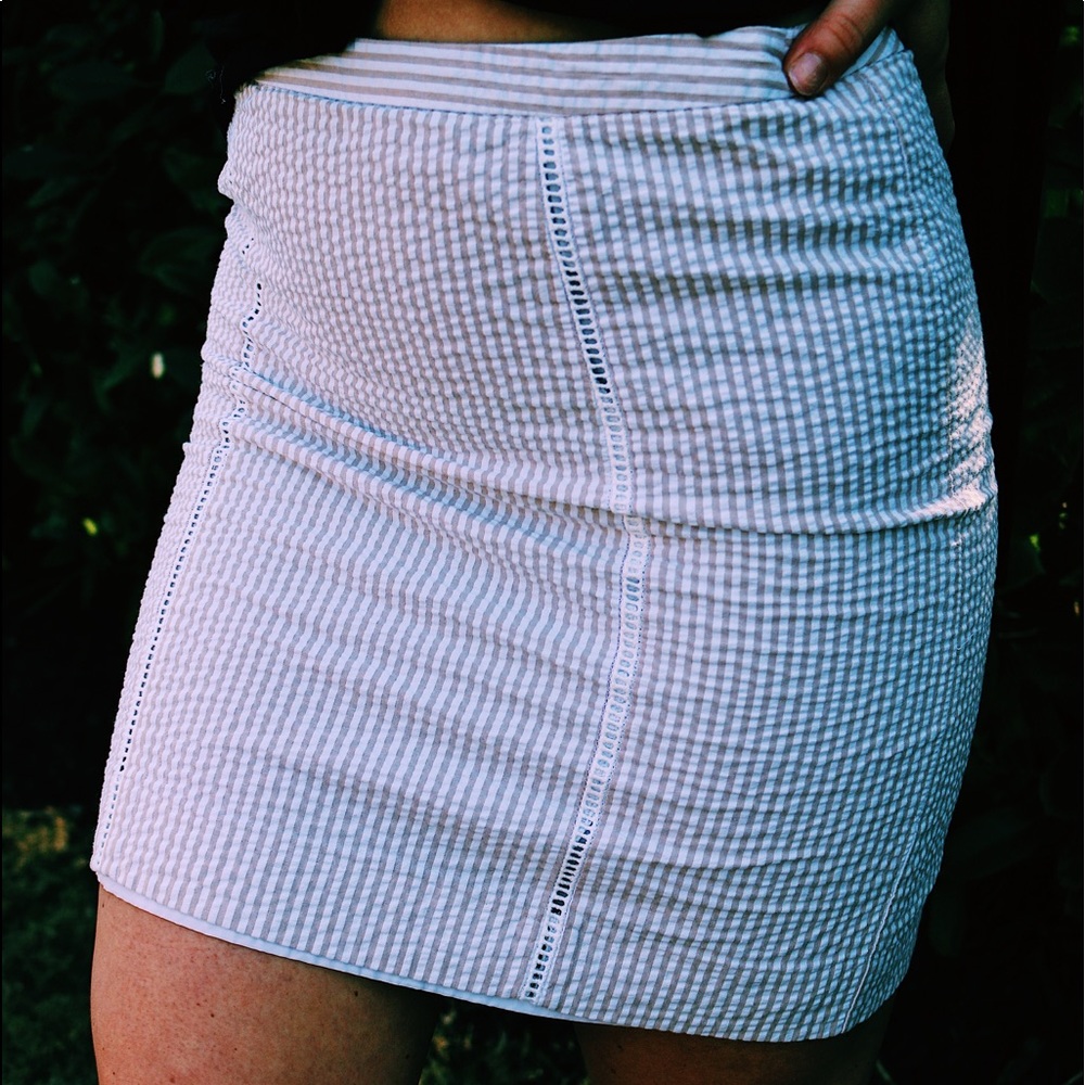 Cream Willi Smith Skirt